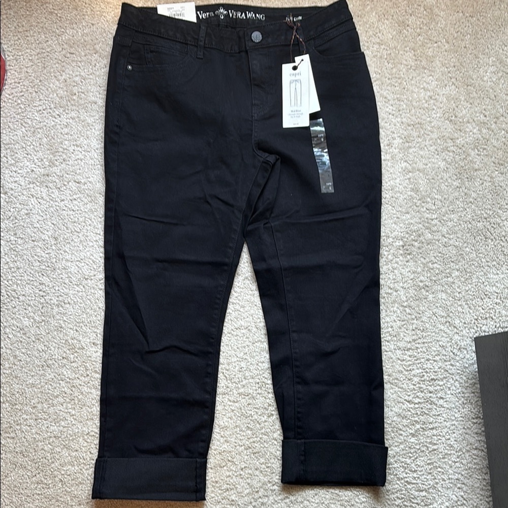 Vera Wang Elegant Black Trousers